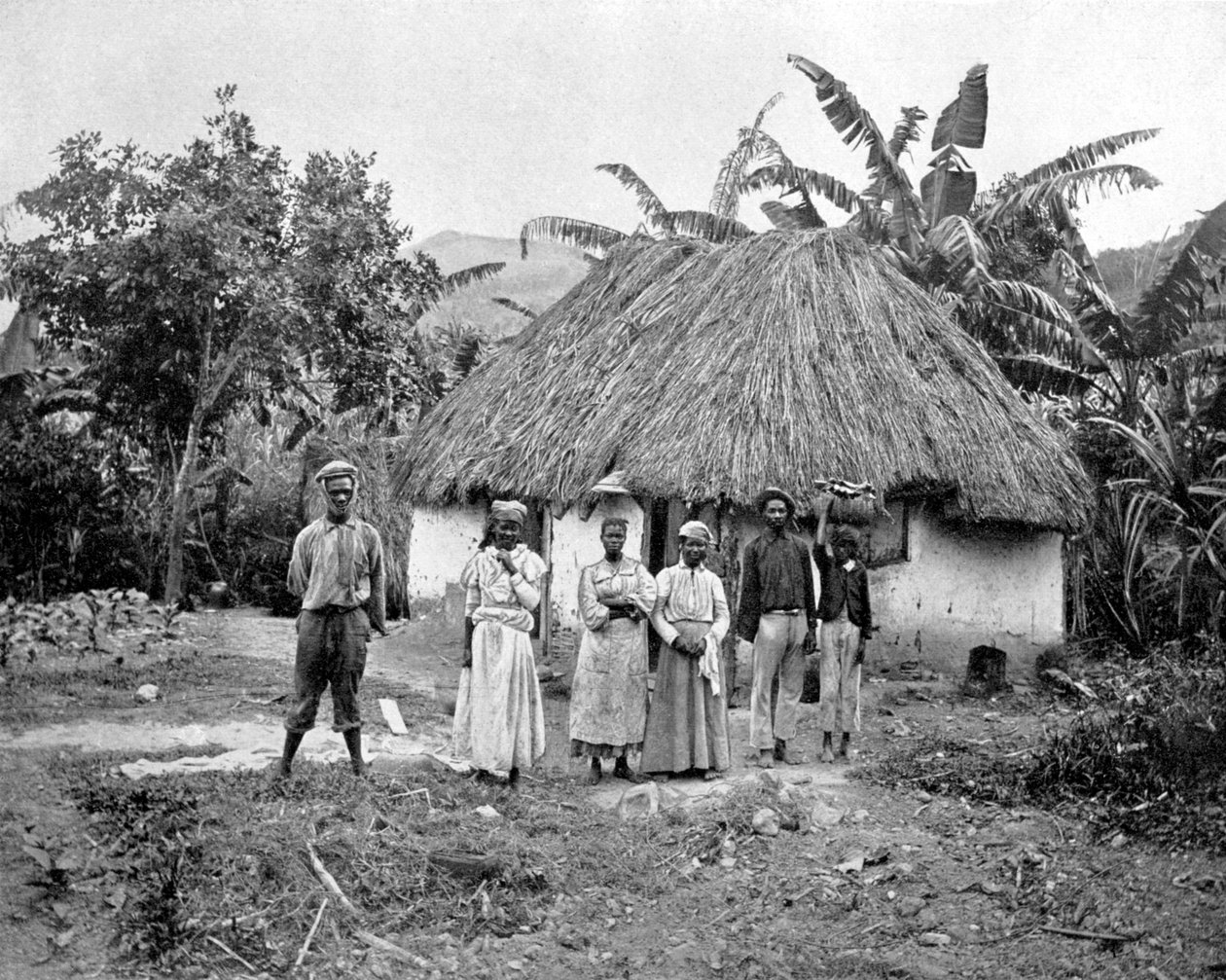 Negerhut, Jamaica, ca. 1905 door Adolphe Duperly and Son