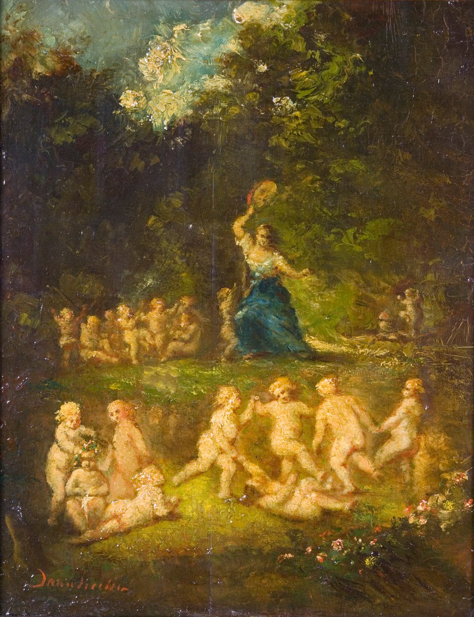 De capriolen, 1844-1886 door Adolphe Monticelli