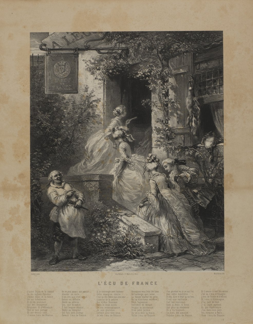 De Ecu de France door Adolphe Mouilleron