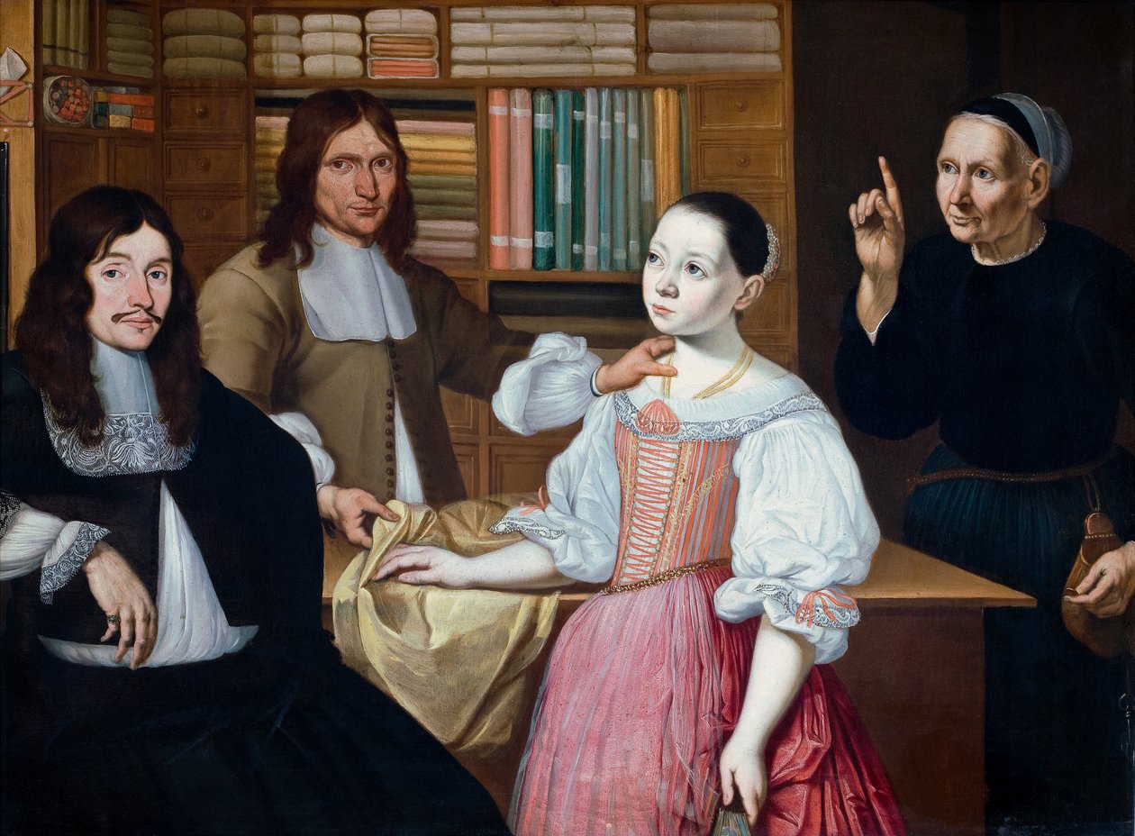 In de Winkel van de Kleermaker door Adriaan Bloemaert