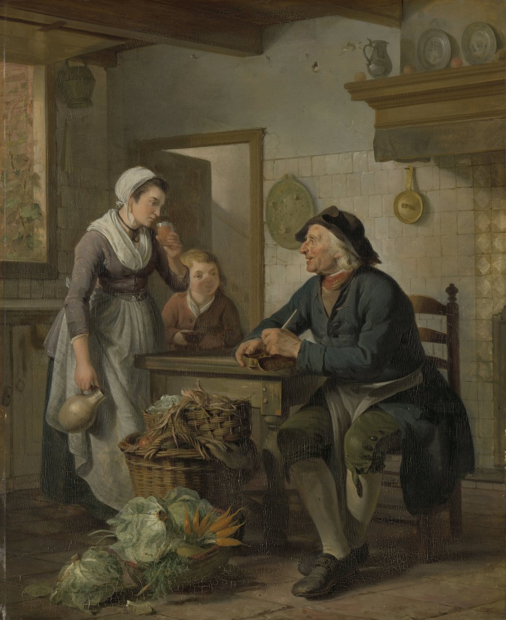 Ochtendbezoek door Adriaan de Lelie
