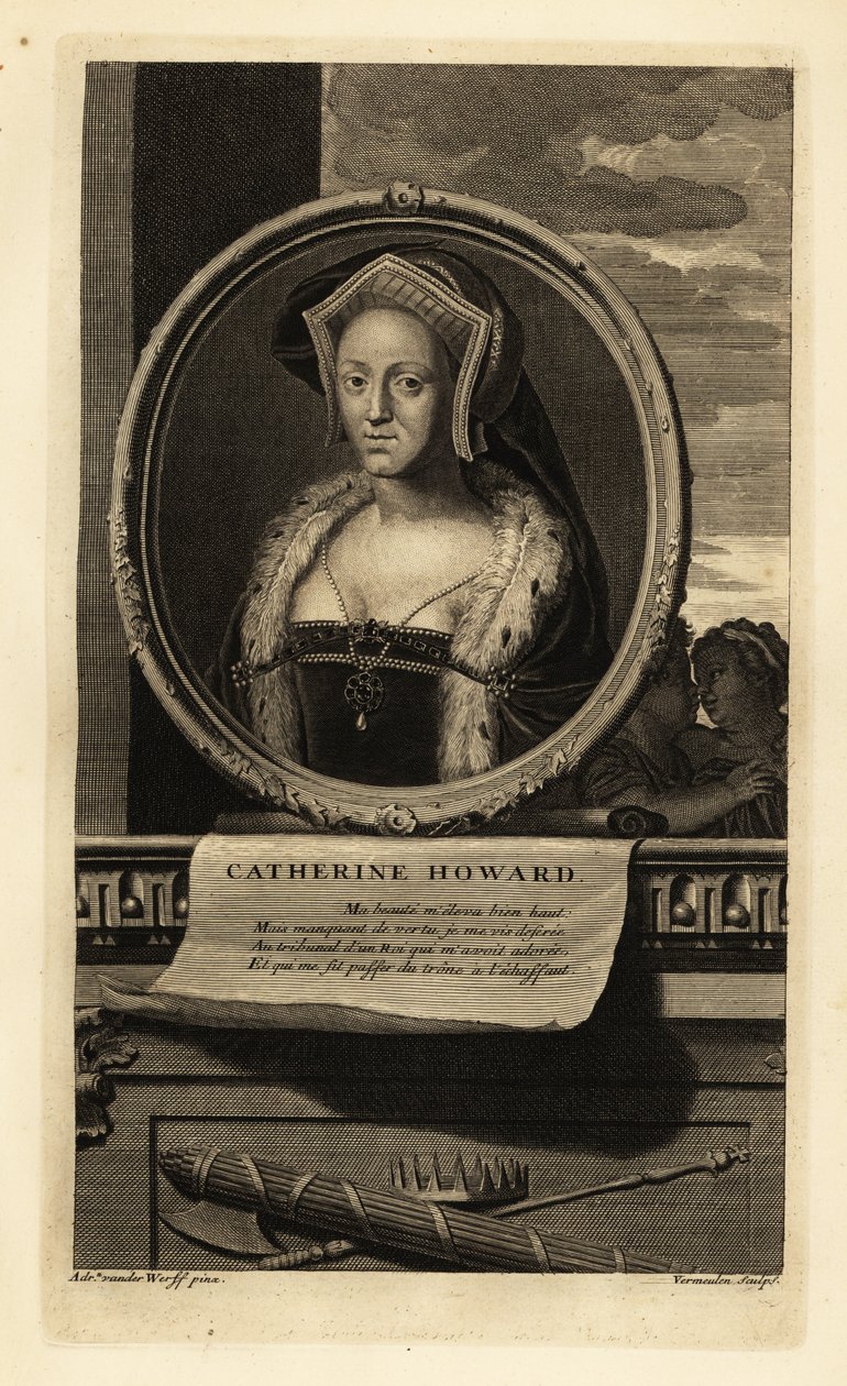 Catherine Howard (1528-1542) door Adriaan van der (after) Werff