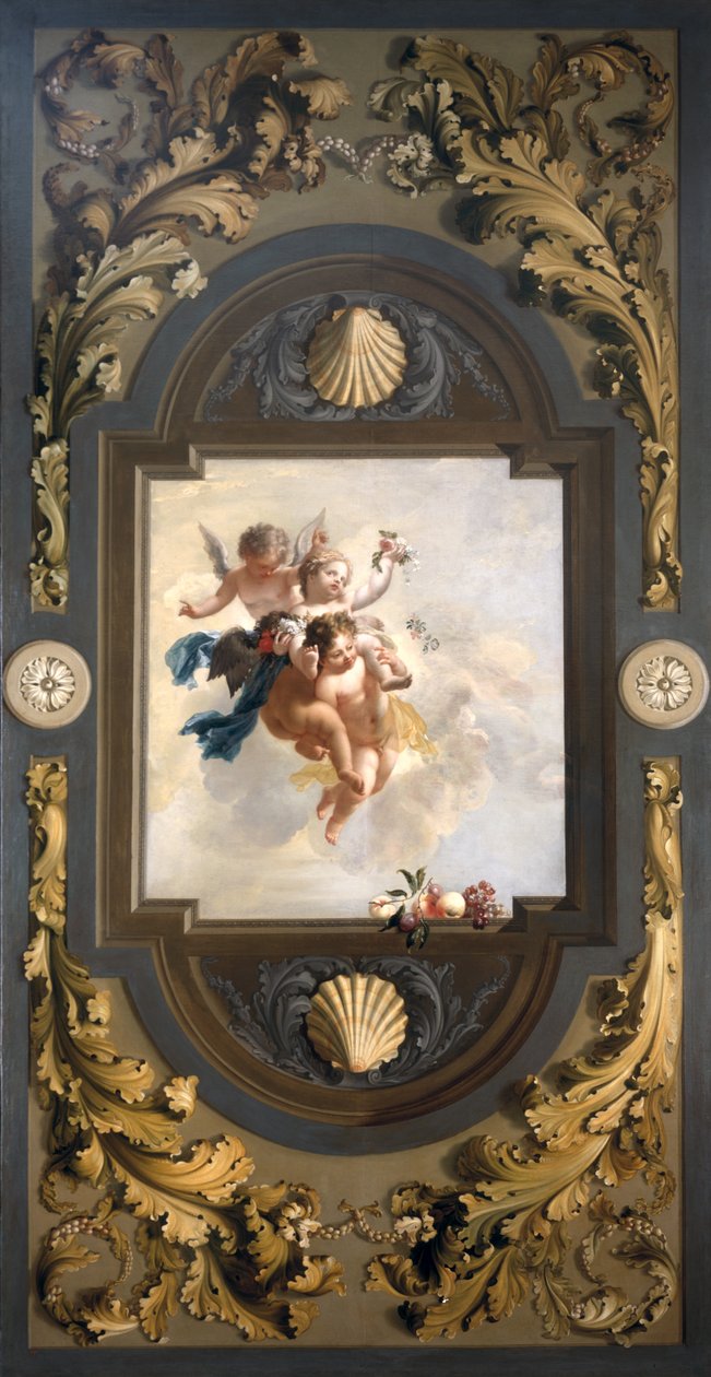Vier putti door Adriaan van der Werff