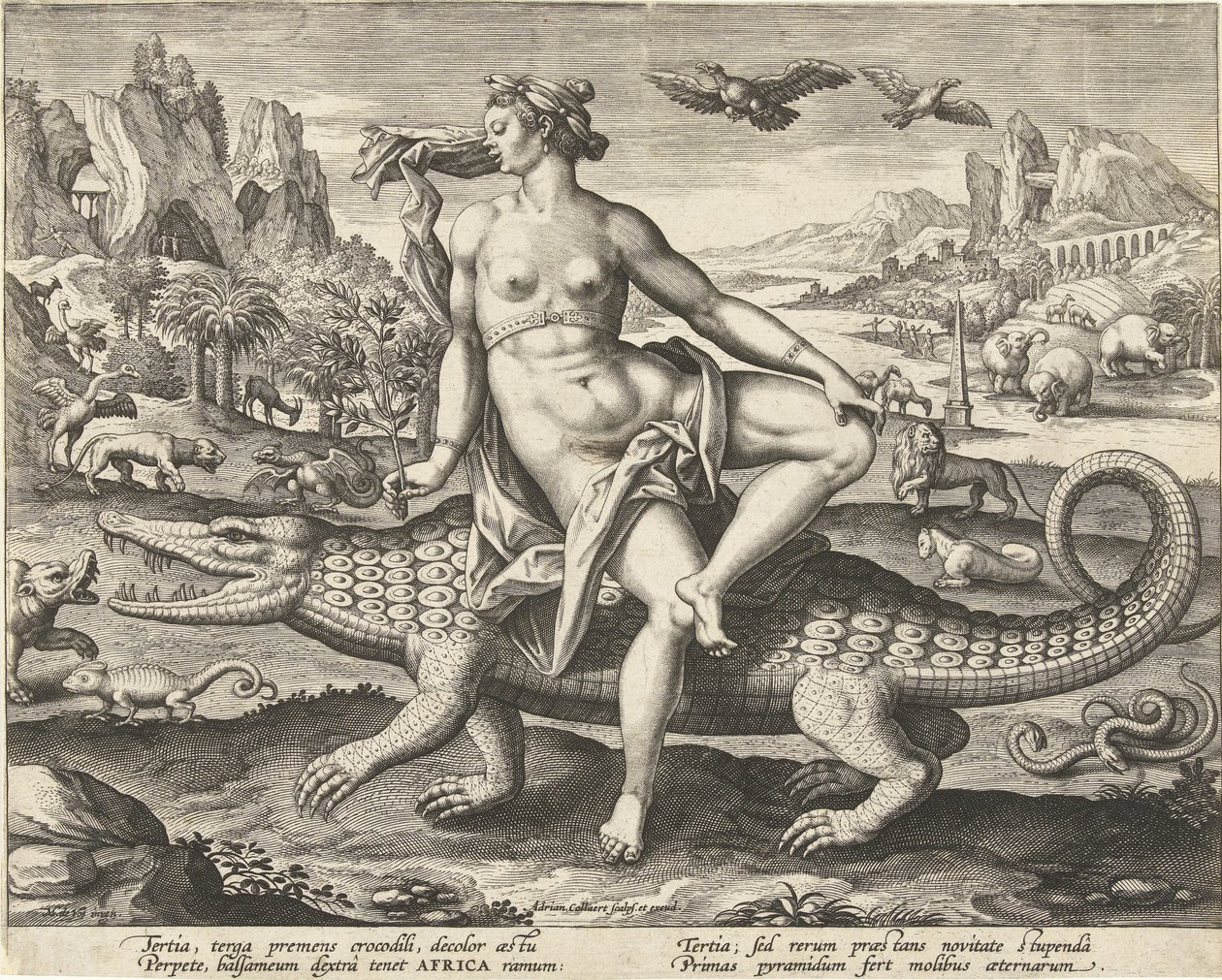 Afrika door Adriaen Collaert