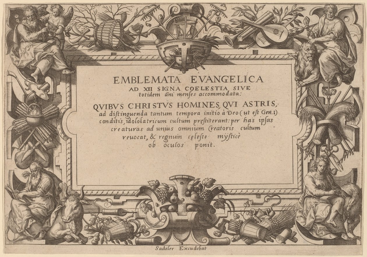 Titelpagina door Adriaen Collaert after Hans Bol