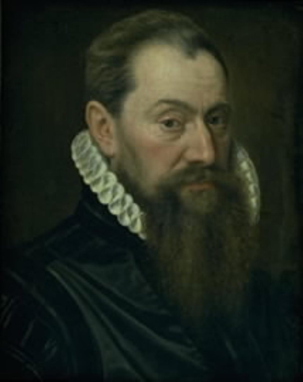 Portret van een Man door Adriaen Thomasz. Key