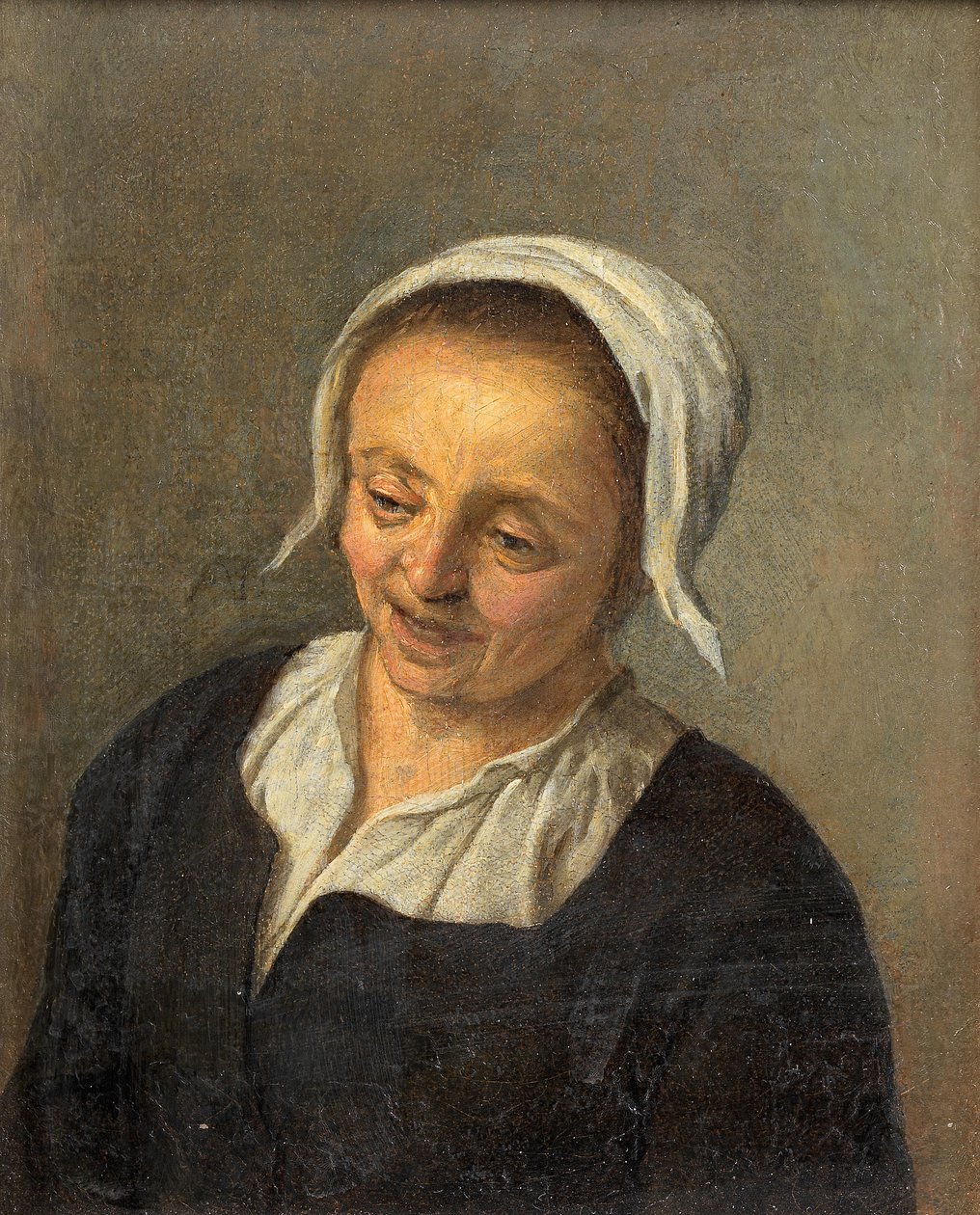 Een boerin door Adriaen van Ostade