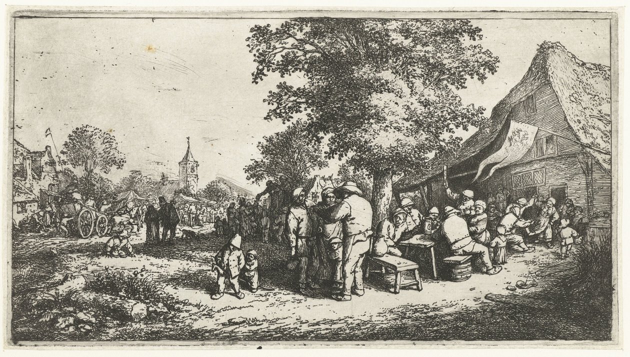 Boerenkermis door Adriaen van Ostade