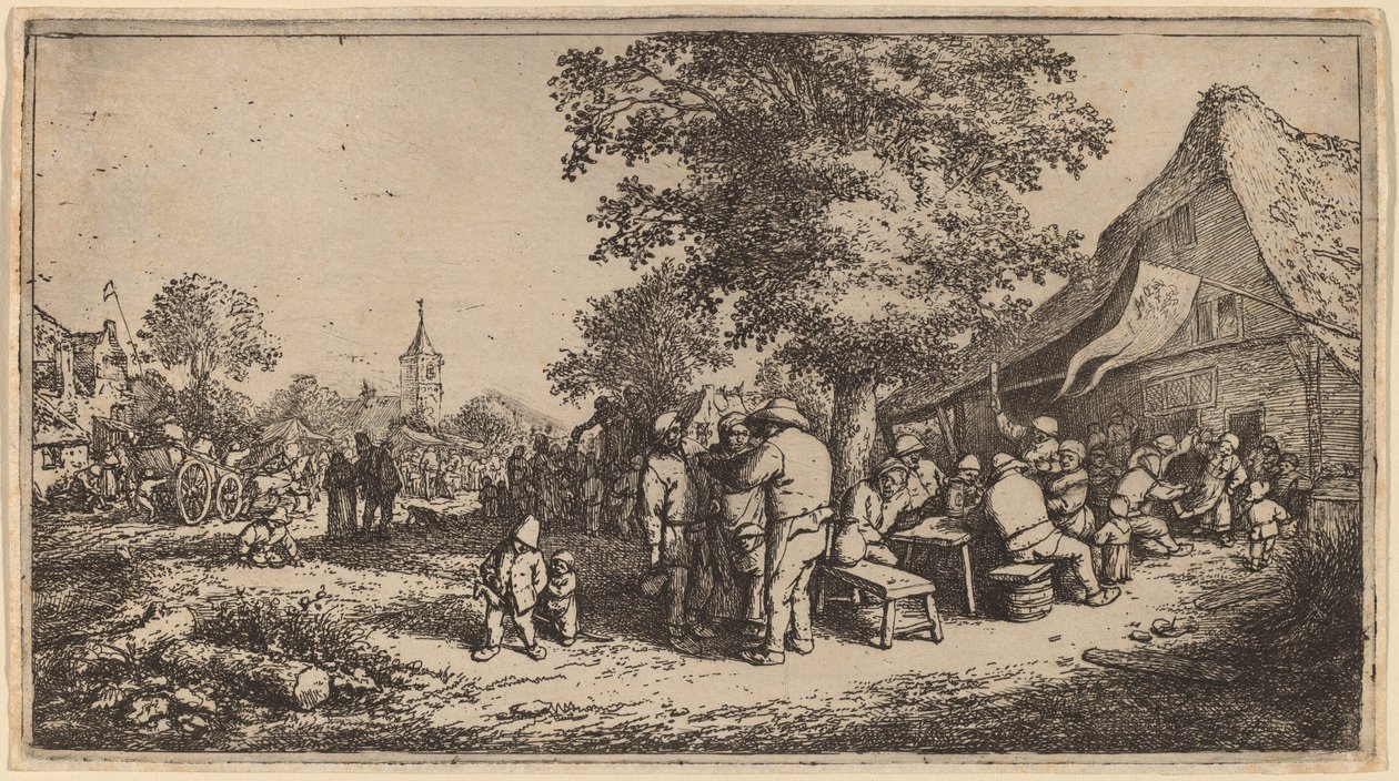 De Kermis door Adriaen van Ostade
