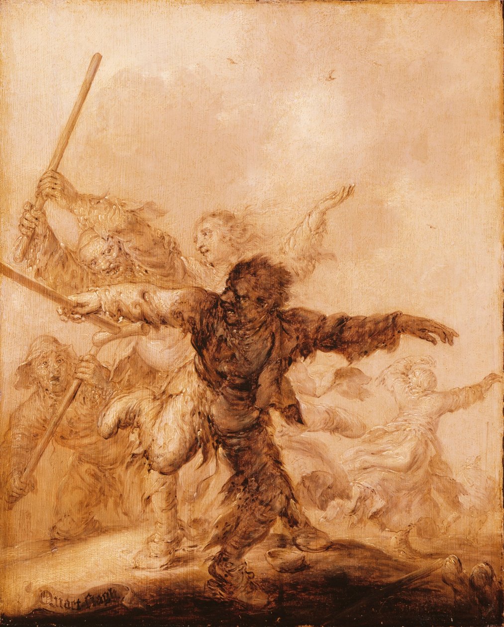 Boze slagen door Adriaen van de Venne