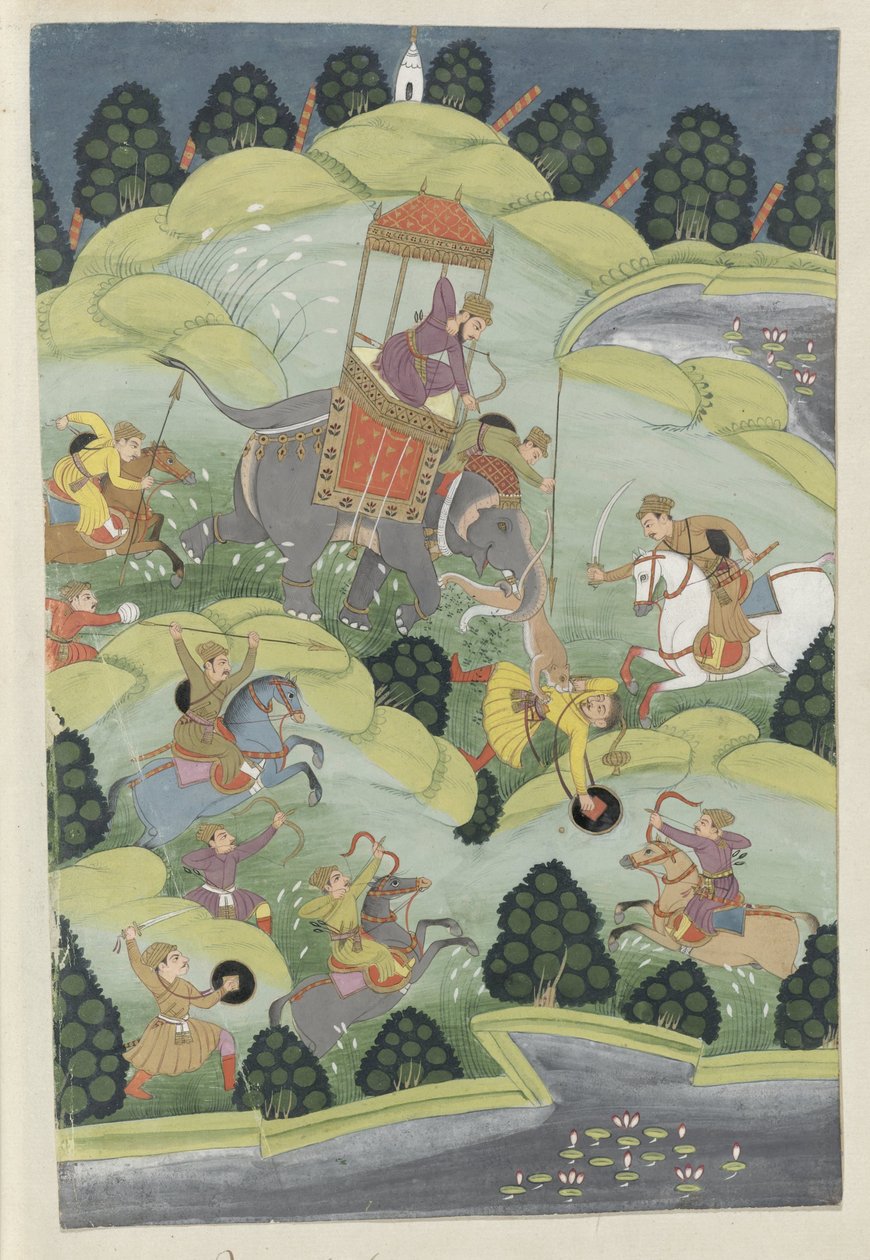 Tijgerjacht door Adrianus Canter Visscher