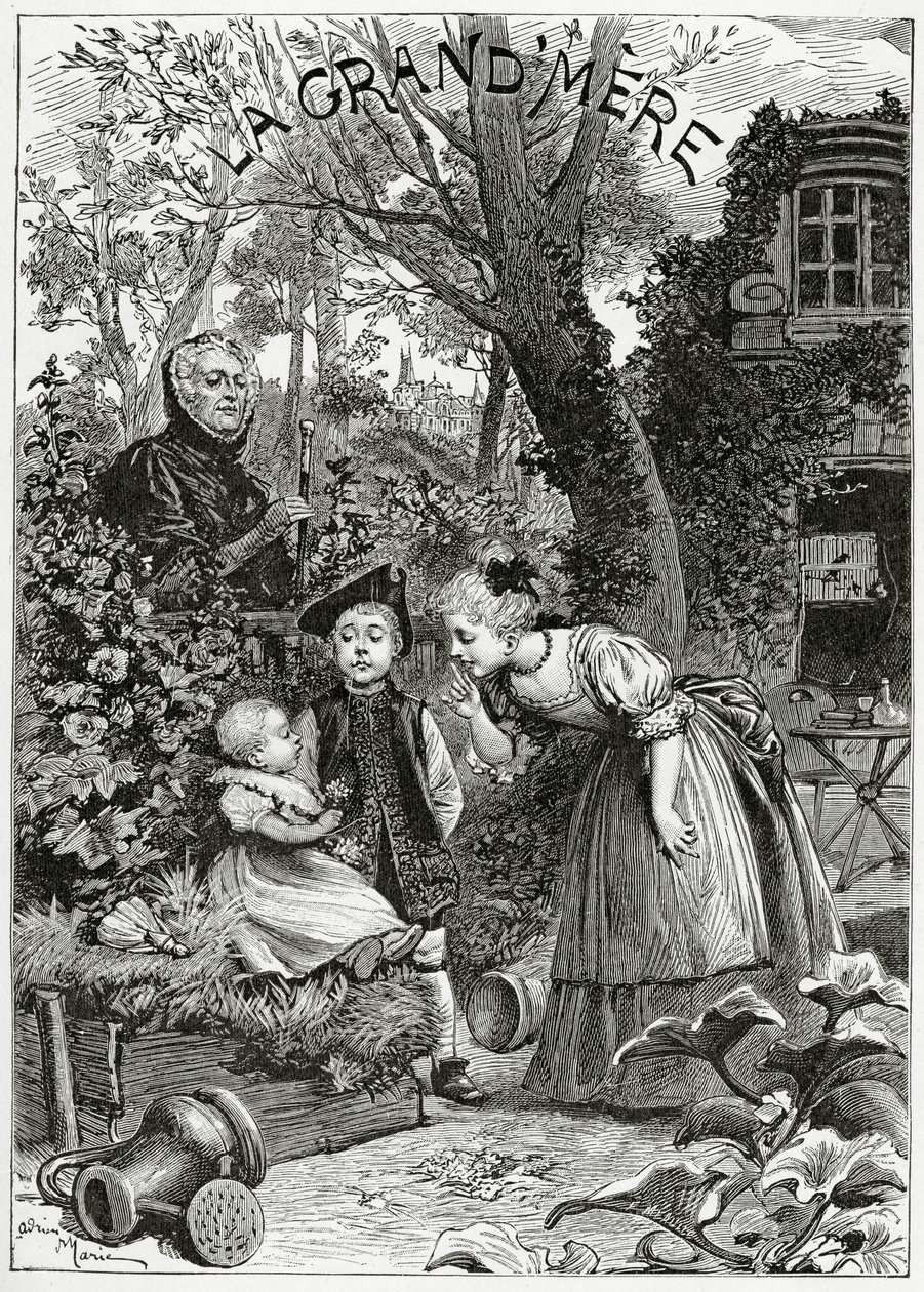 La Grand’Mère, 19e eeuw door Adrien Emmanuel Marie