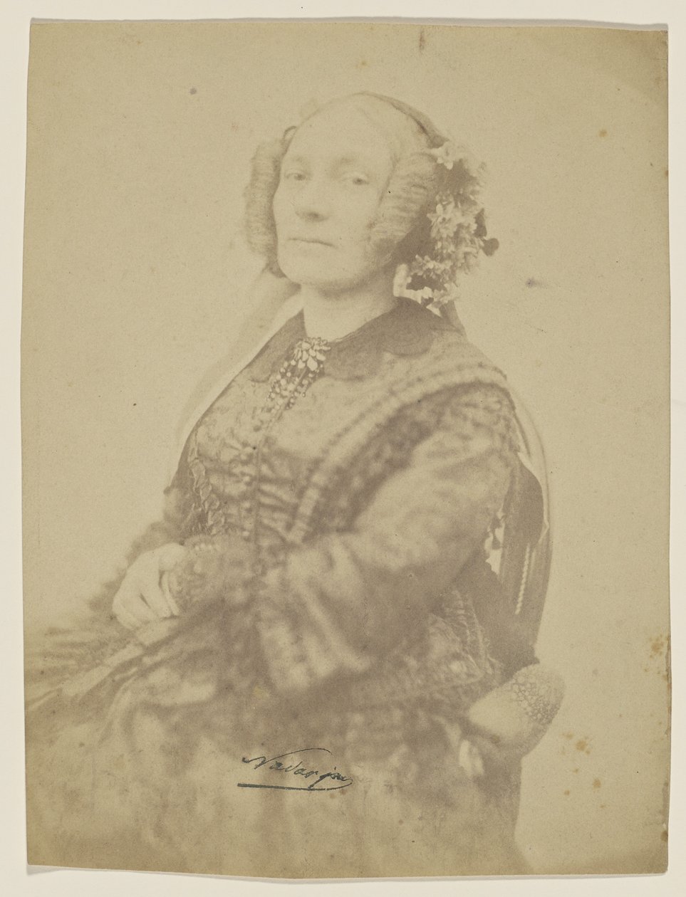 [Mrs. Fauquet]. door Adrien Alban Tournachon