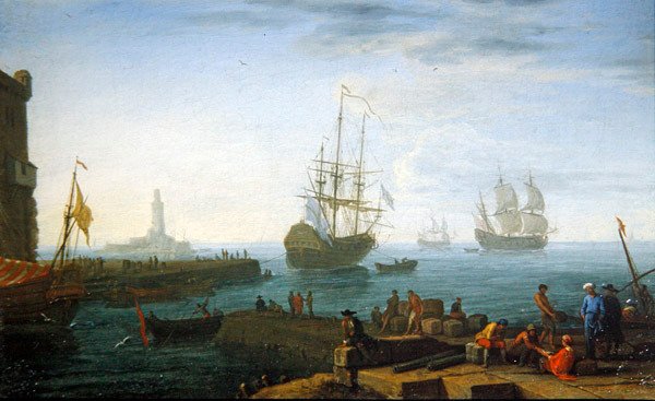 Middellandse Zee haven scène door Adrien Manglard