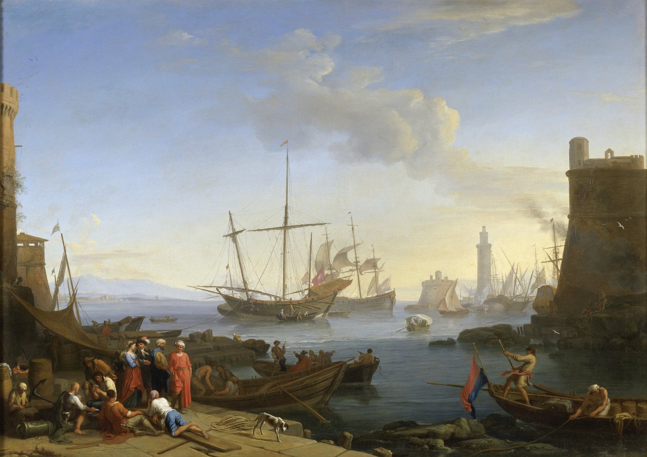 Zeehaven door Adrien Manglard