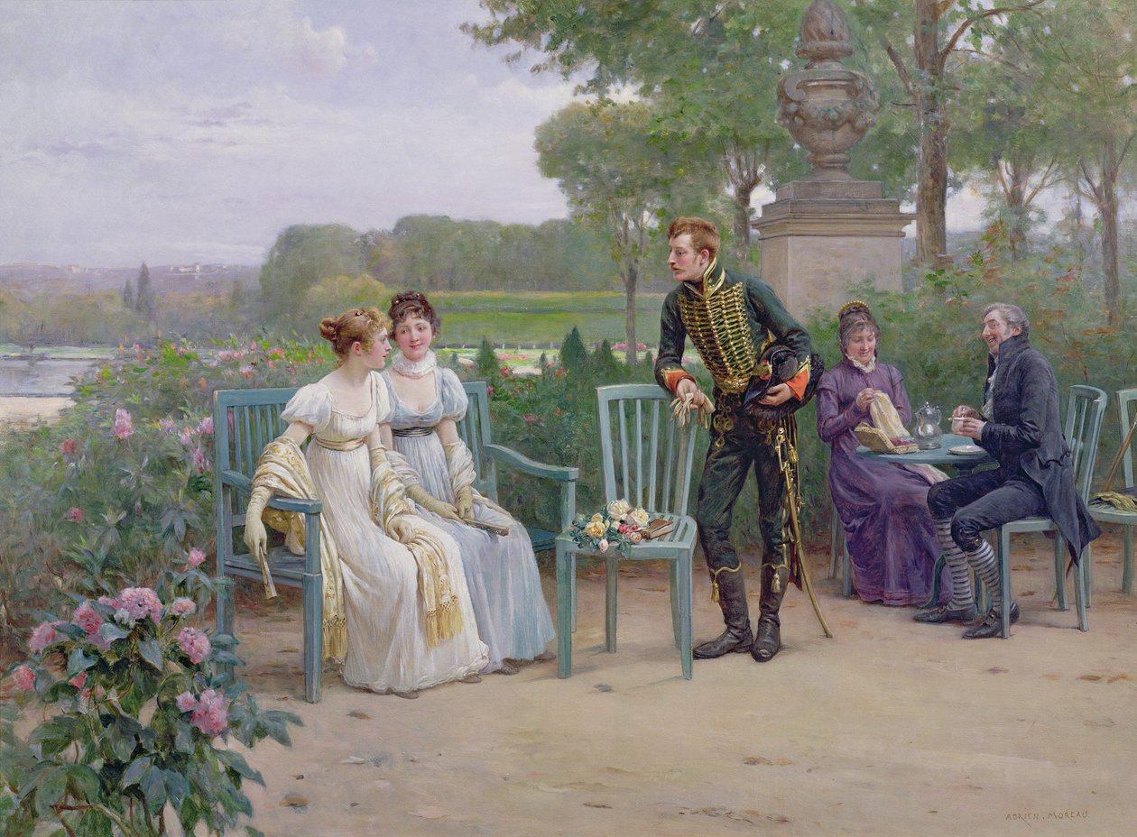 Het Huwelijksaanzoek (La Demande en Mariage) door Adrien Moreau