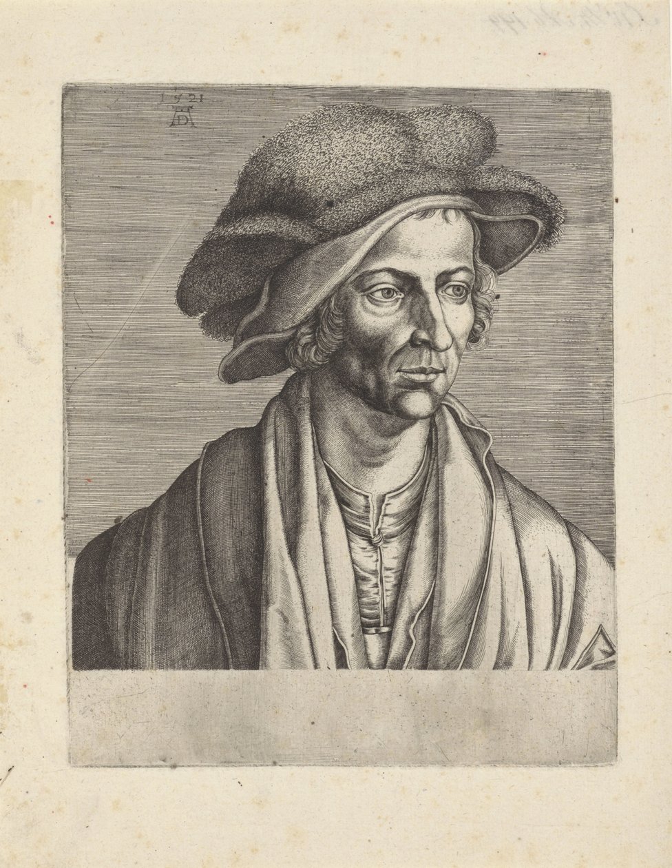 Portret van Joachim Patinier door Egidius  Sadeler (II)