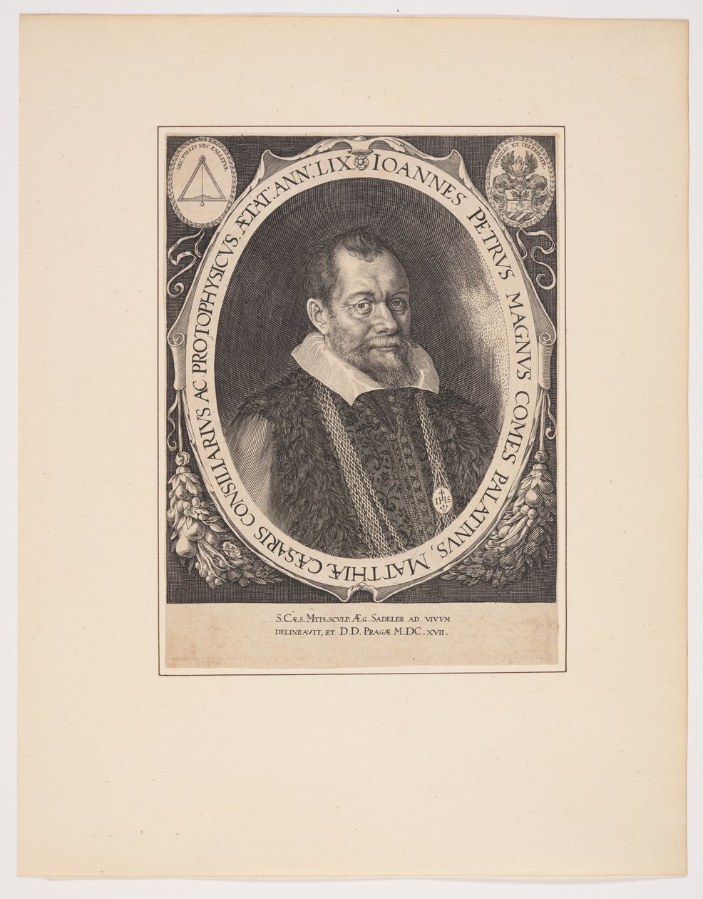 Johann Peter Magnus, arts door Aegidius Sadeler II