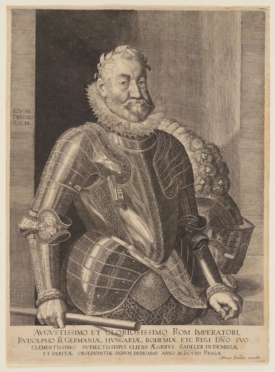 Rudolph II, Heilige Roomse Keizer door Aegidius Sadeler II