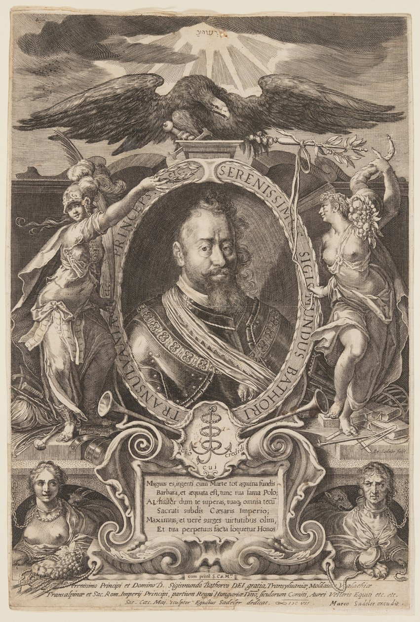 Sigismund Bathori, prins van Transsylvanië door Aegidius Sadeler II