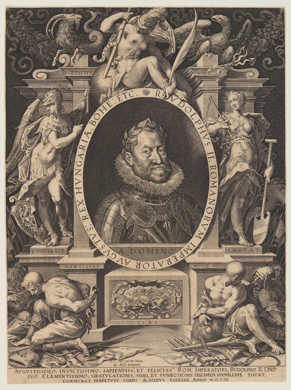 Keizer Rudolph II door Aegidius Sadeler II