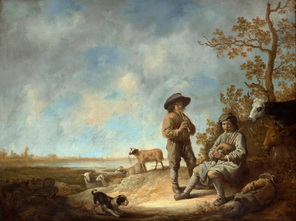 Pijpende Herders door Aelbert Cuyp