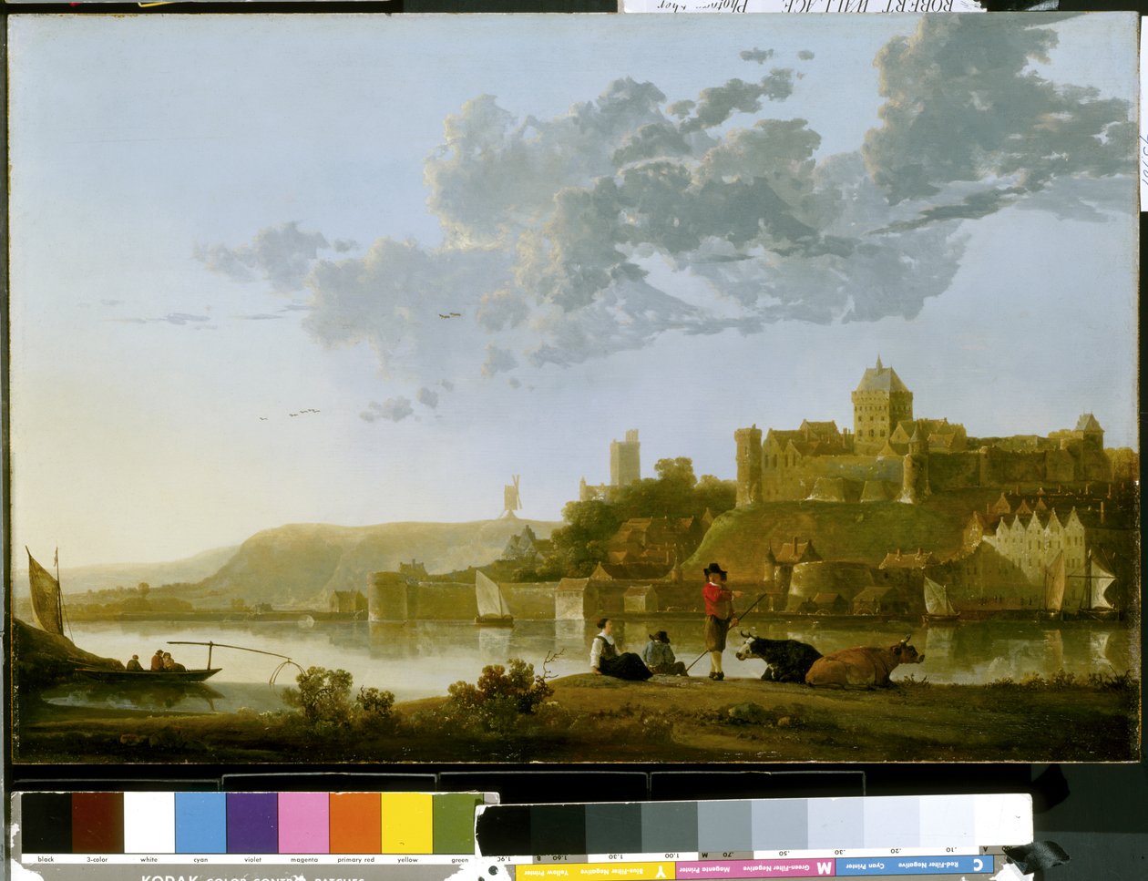 Het Valkhof In Nijmegen door Aelbert Cuyp