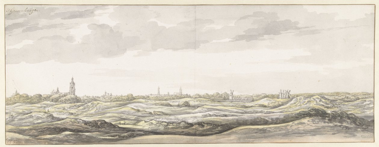 Gezicht op Den Haag door Aelbert Cuyp
