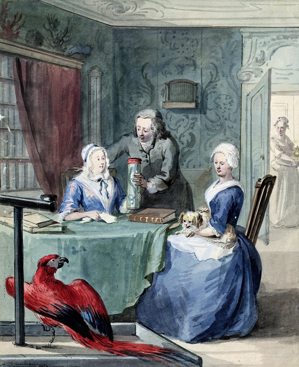 De Natuuronderzoeker door Aert Schouman