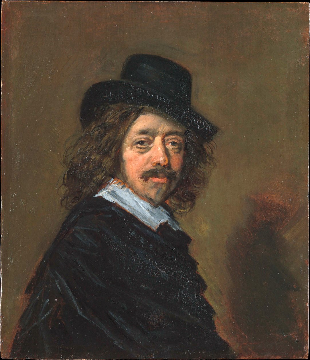 Portret van Frans Hals (1582-1666) door After Frans Hals