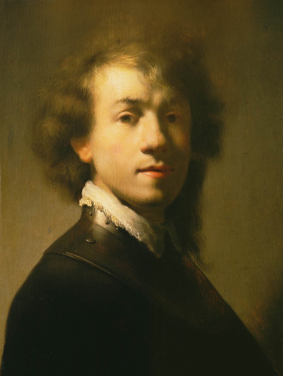Portret van Rembrandt met een Harnas door after Rembrandt van Rijn