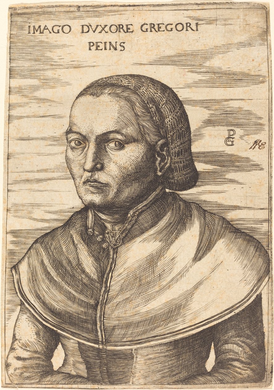 Vrouw van Georg Pencz door After Georg Pencz