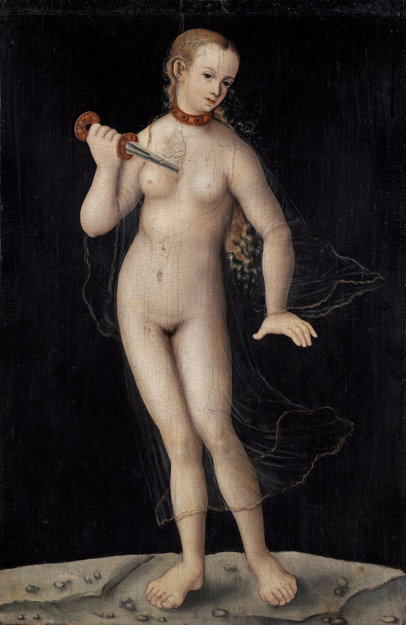Lucretia Romana door after Lucas Cranach the Elder