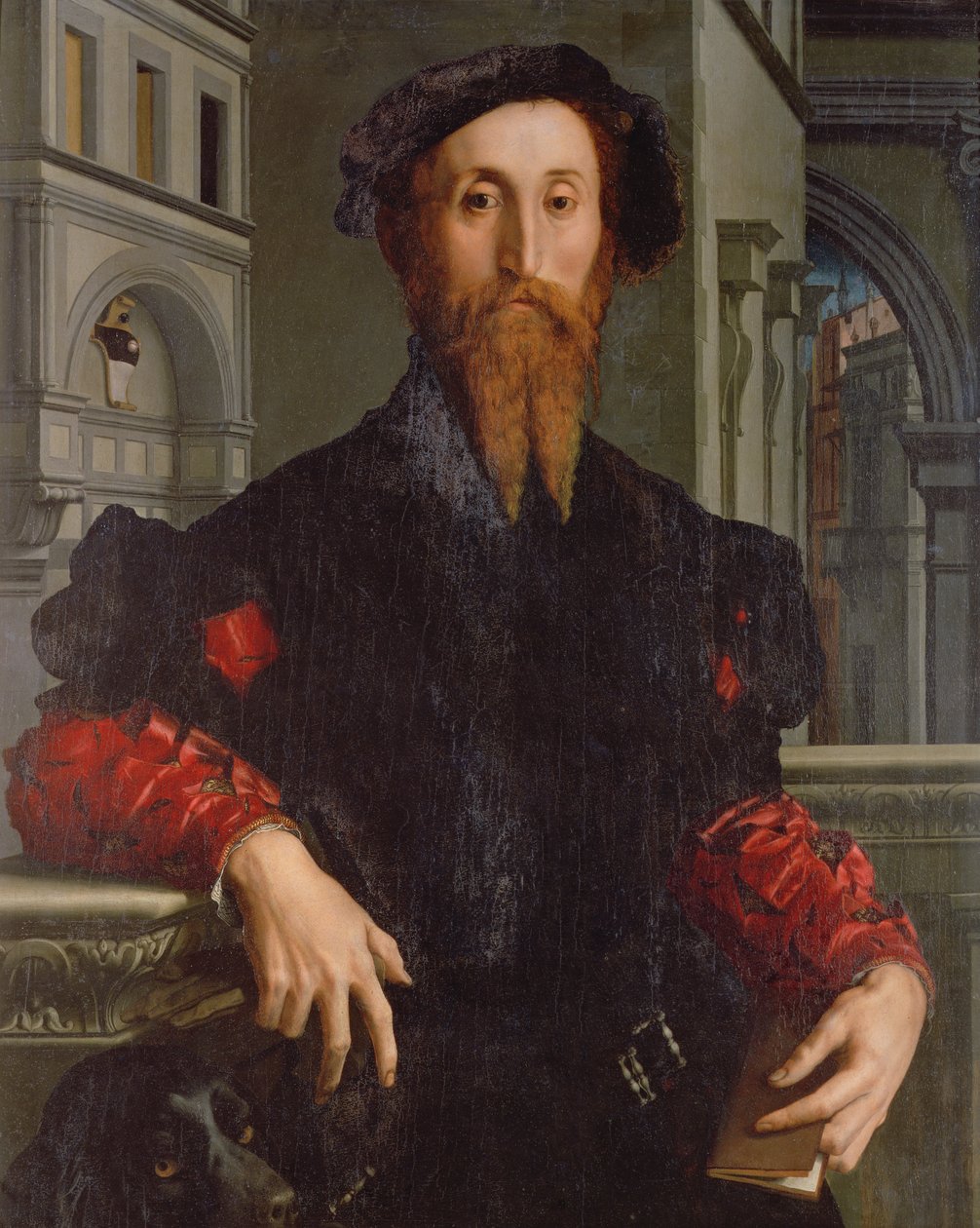 Portret van Signor Panciatichi Bartolomeo, ca. 1540 door Agnolo Bronzino