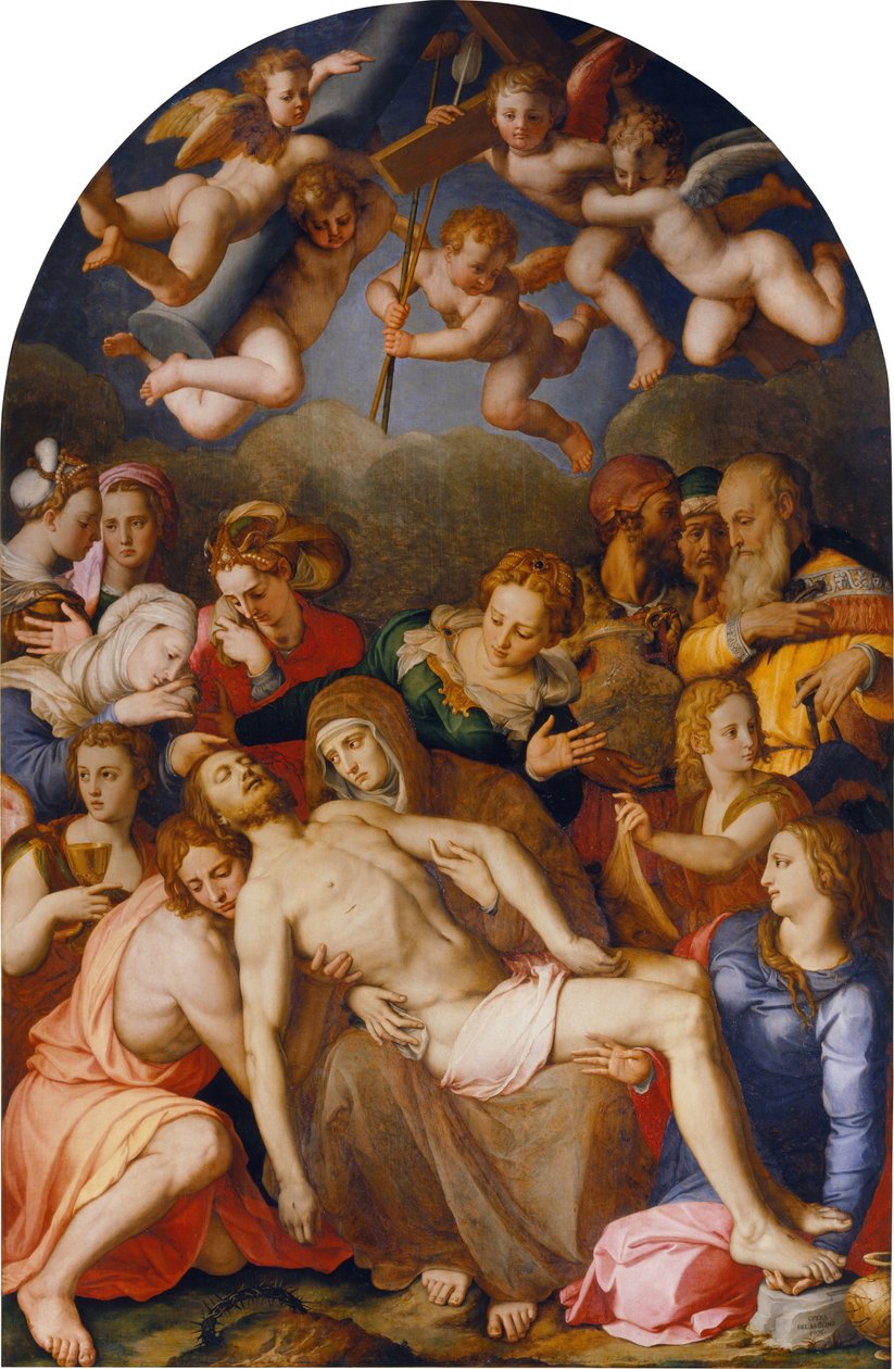 De Graflegging van Christus door Agnolo Bronzino