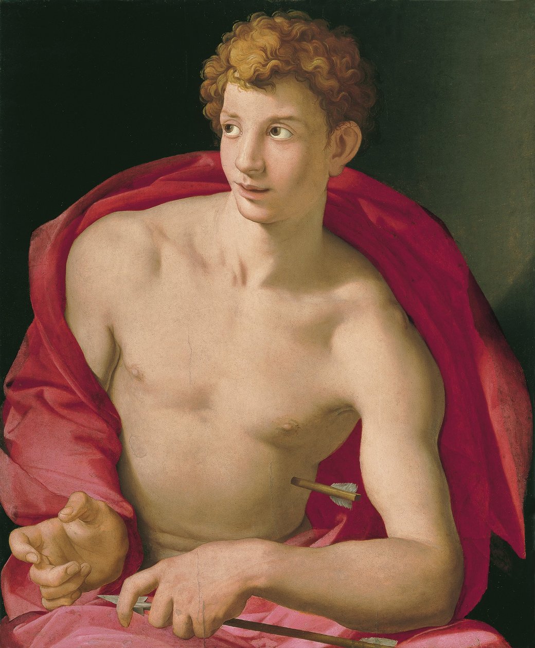 Sint Sebastiaan, 1533 door Agnolo Bronzino