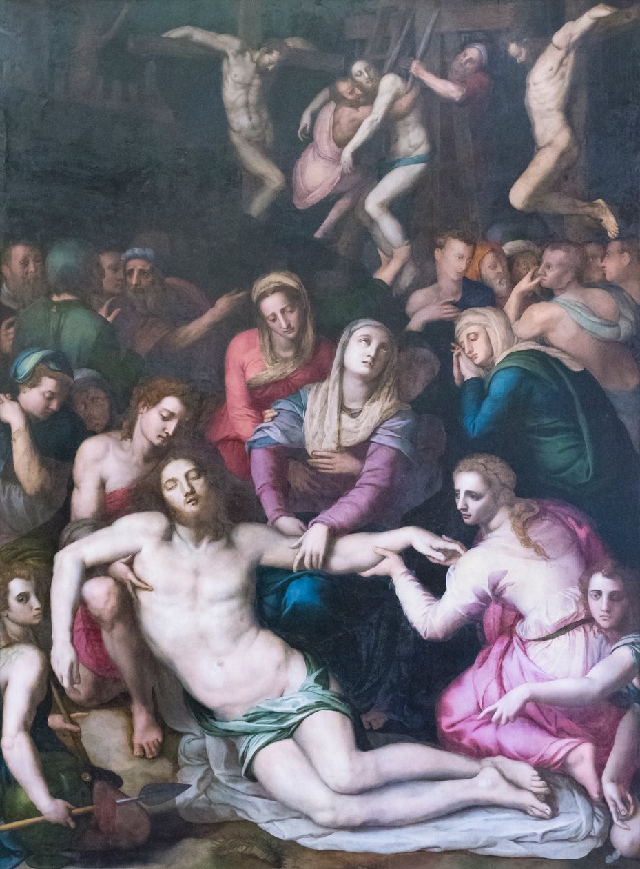 Kruisafneming van Christus door Agnolo Bronzino