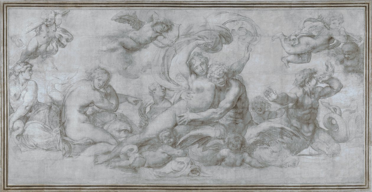 Zee triomf door Agostino Carracci