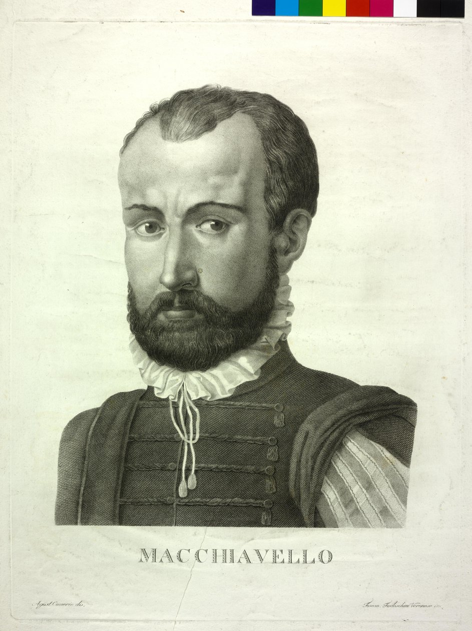 Niccolò Machiavelli door Agostino Comerio