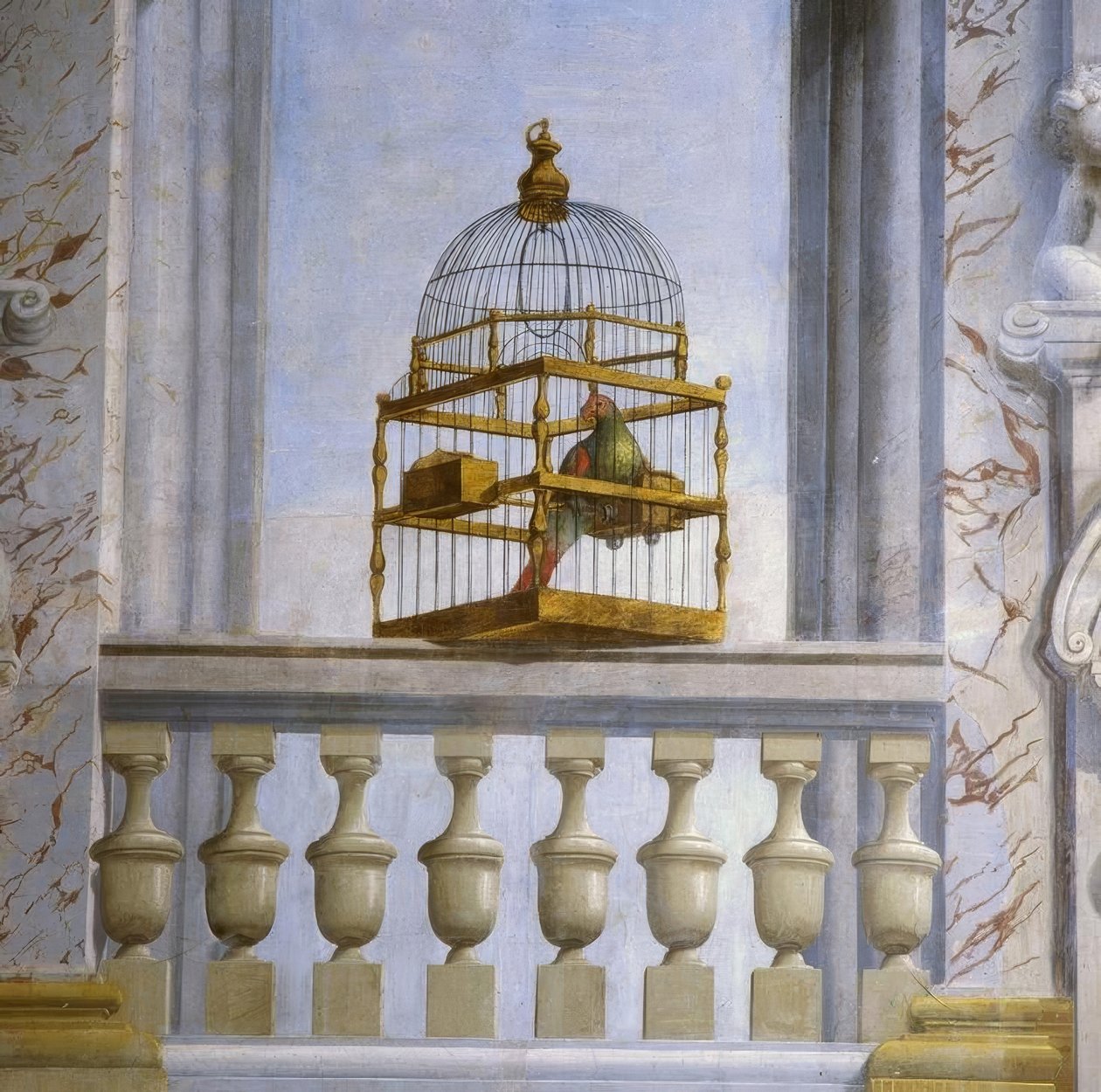 Rome, Palazzo Spada. Sala delle Adunanze door Agostino Mitelli