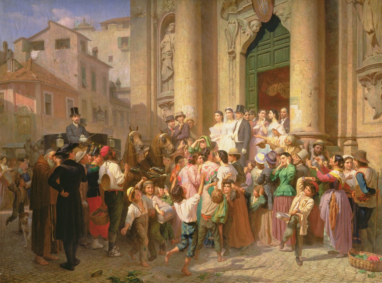 De misalliantie, 1866 door Akim Egorovich Karneev