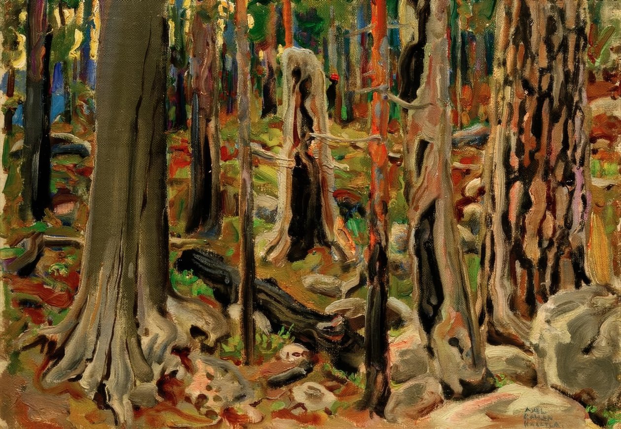 Het Verbrande Bos door Akseli Valdemar Gallen Kallela