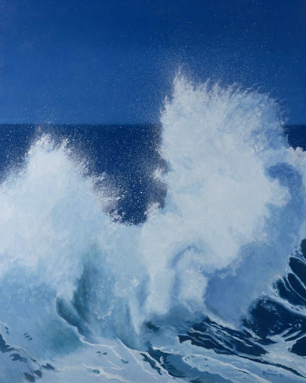 Twee Kleine Golven Breken, 1989 door Alan Byrne