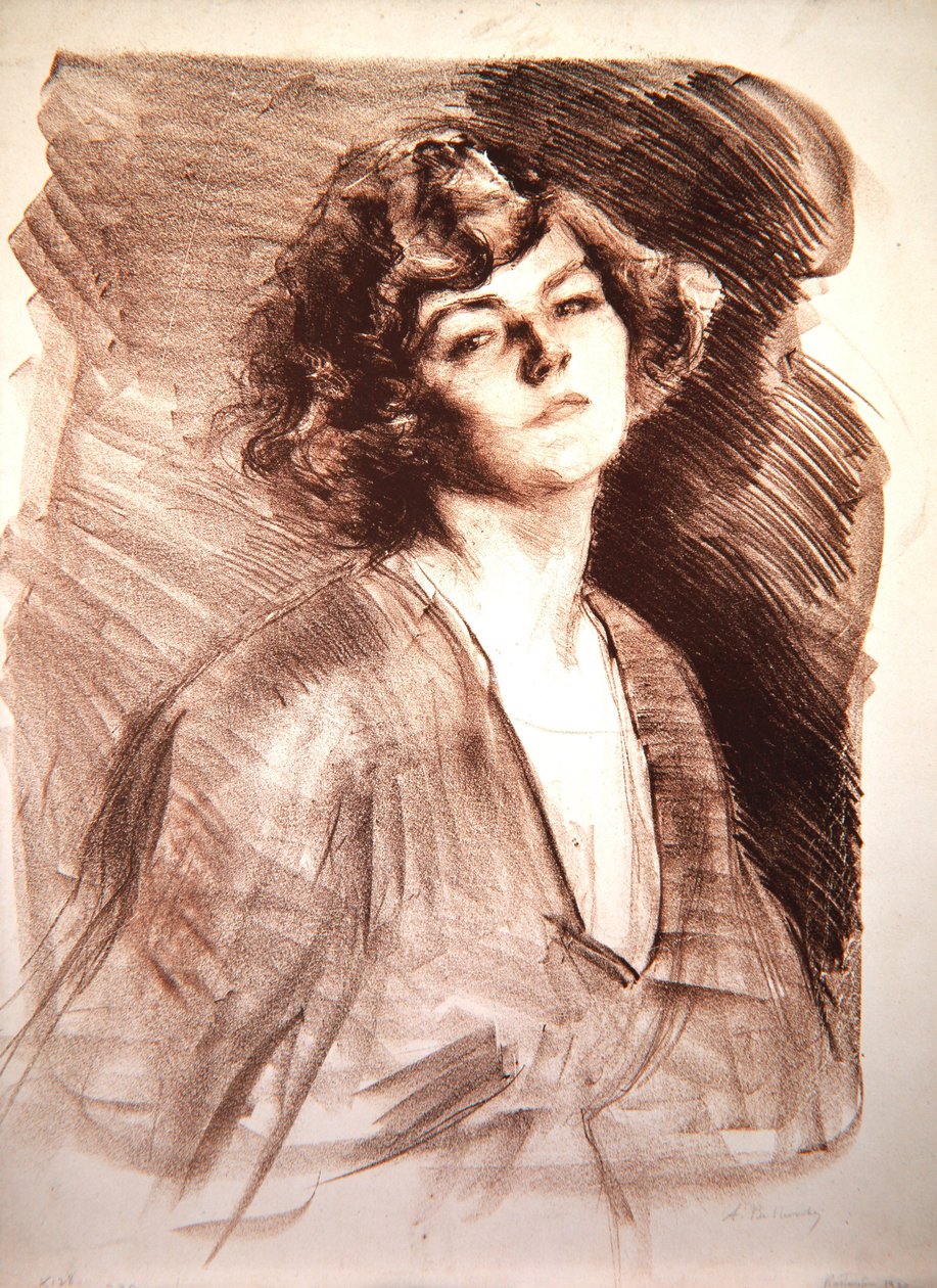 Enid in Rustington door Albert de Belleroche