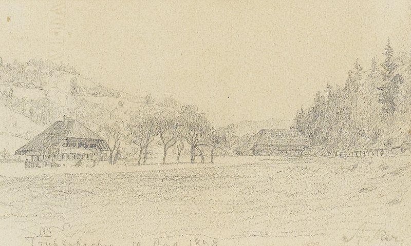 Trubschachen door Albert Anker