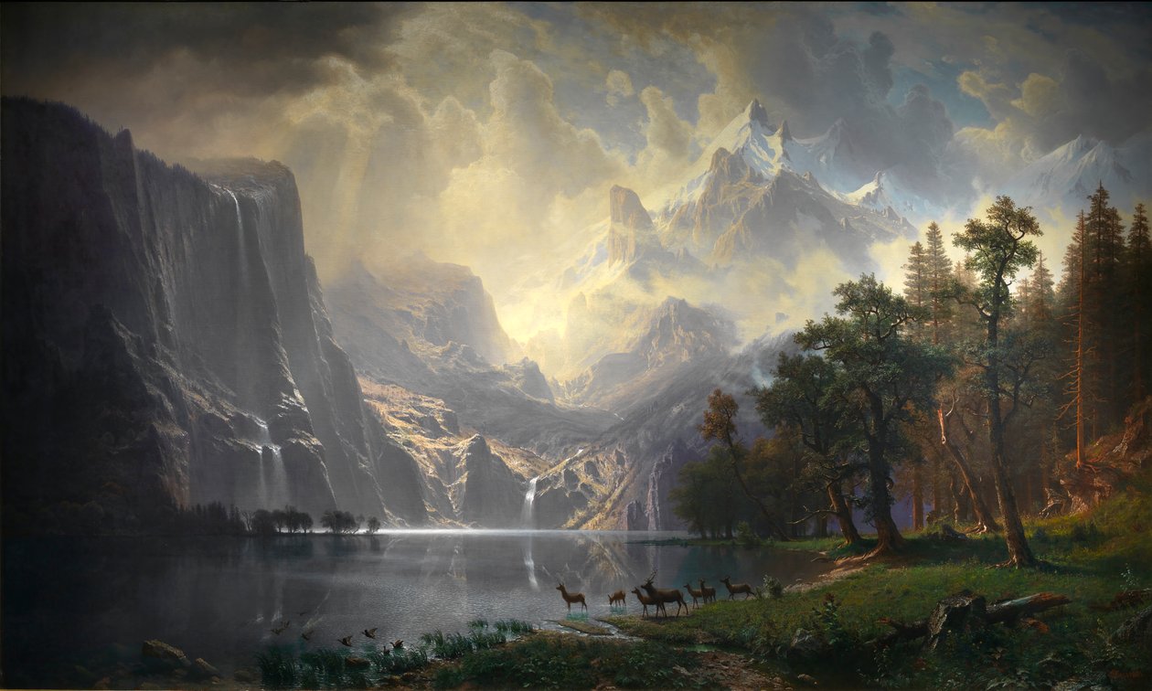Sierra Nevada door Albert Bierstadt