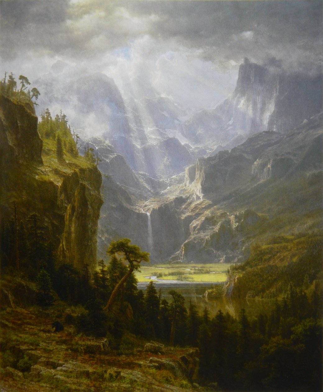 De Rocky Mountains door Albert Bierstadt