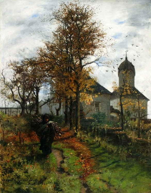 Verlaten geestelijk huis door Albert Chmielowski