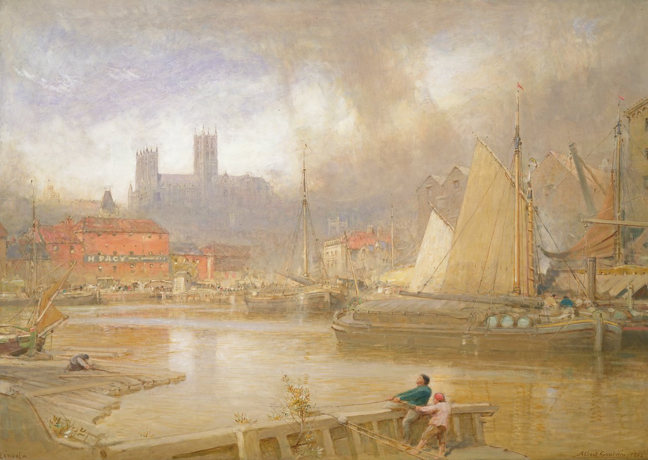 Lincoln door Albert Goodwin
