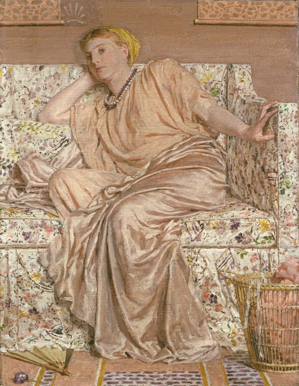 Viooltjes, ca. 1875 door Albert Joseph Moore